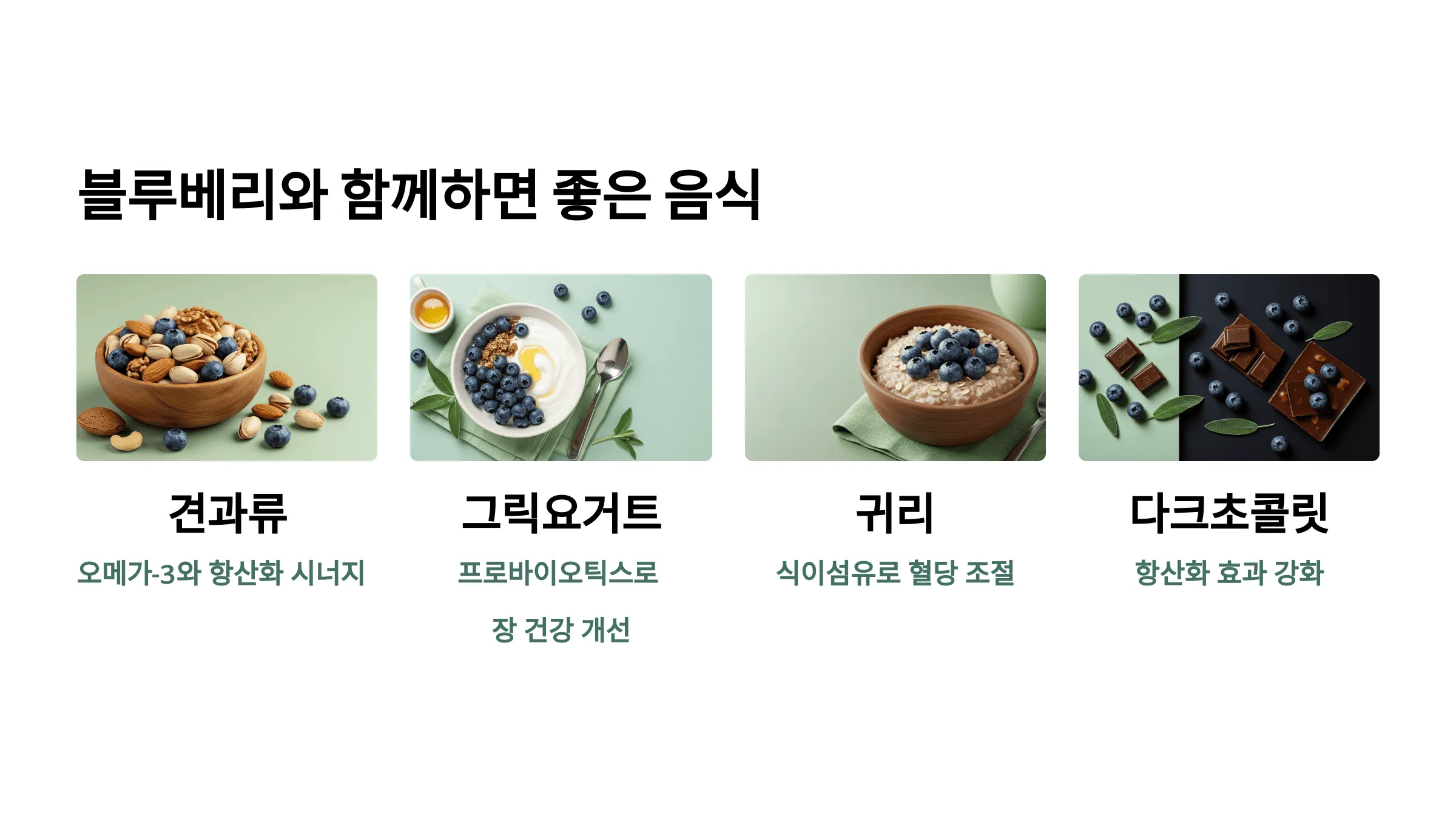 50-60대를 위한 블루베리 효능 7가지 – 항산화, 혈관 건강, 피부 노화 방지까지